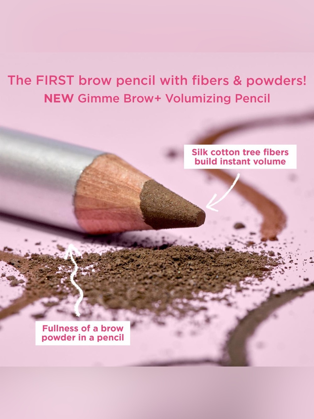 💖 Benefit Gimme Brow+ Volumizing Pencil • Shade 2 Warm Golden Blonde •NEW in Box - Picture 7 of 7